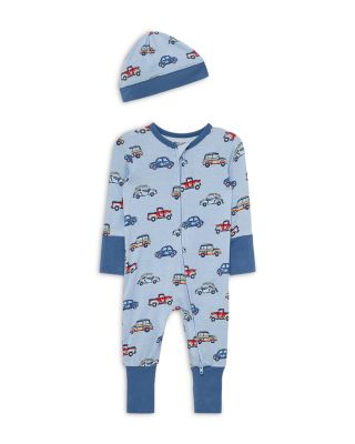 Boys' Colorful Cars Coverall and Hat - Baby