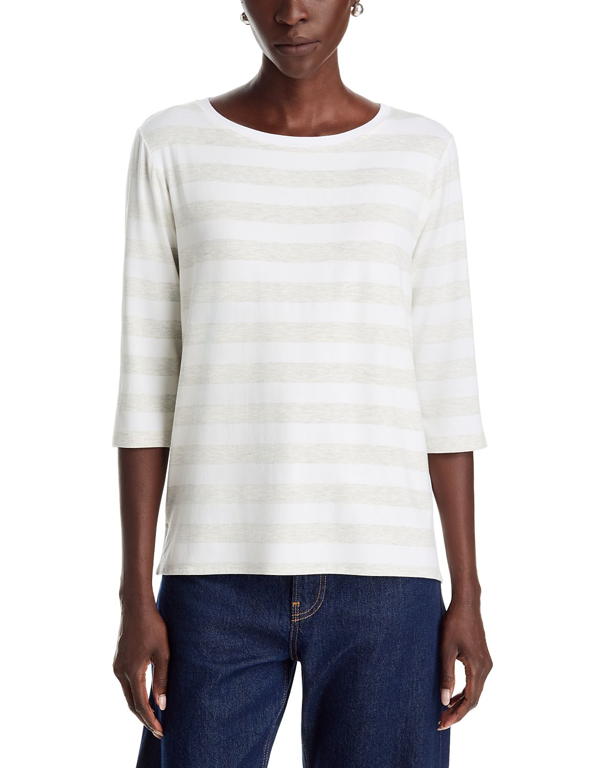 Majestic Filatures Soft Touch Stripe Tee