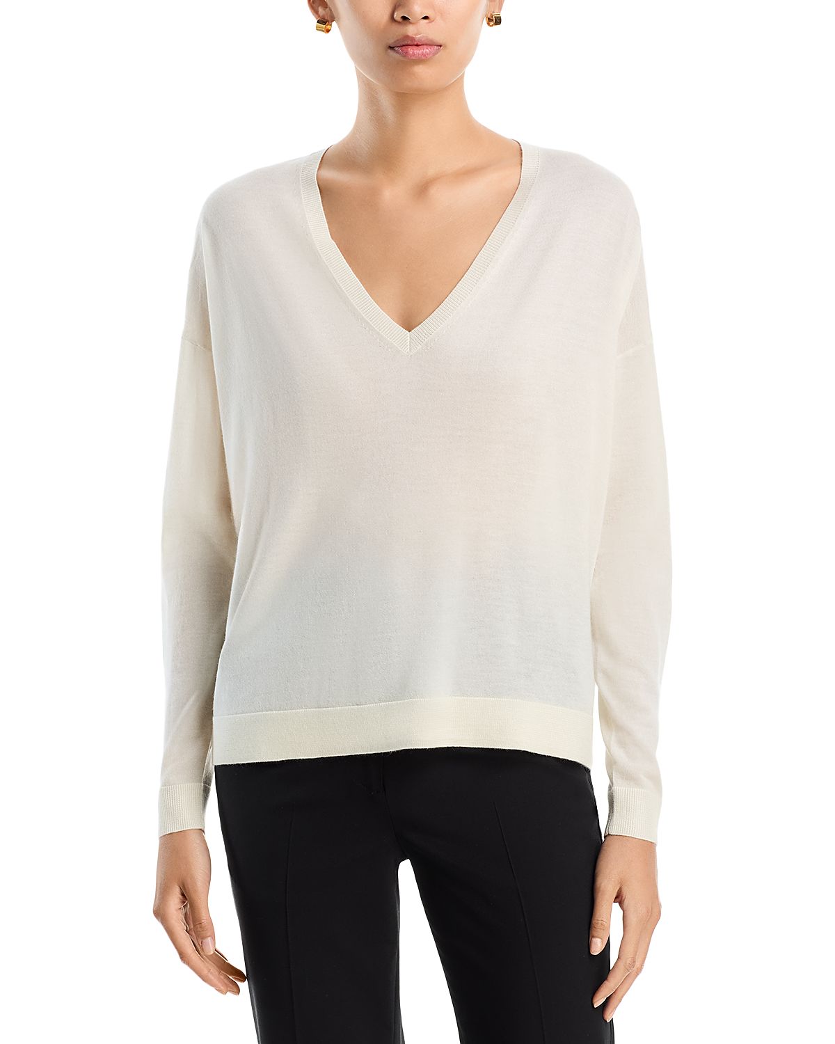 Co Cashmere V Neck Sweater