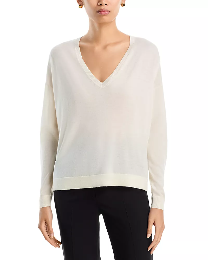 Co Cashmere V Neck Sweater