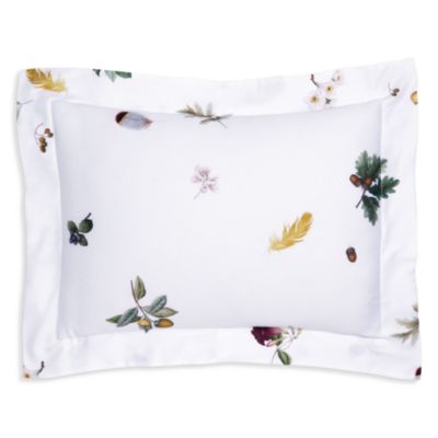 Ambra Blanc Flanged Boudoir Sham