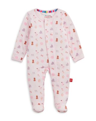 Girls Nostalgia Pink Footie - Baby
