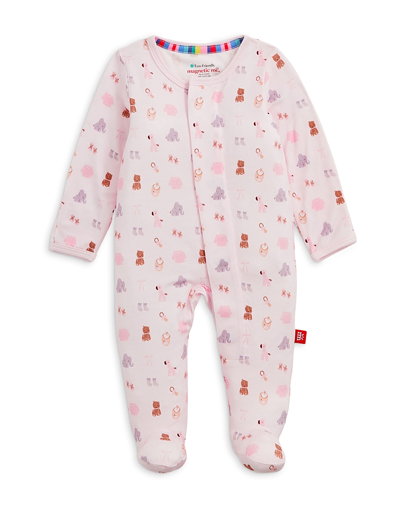 Magnetic Me Girls Nostalgia Pink Footie - Baby