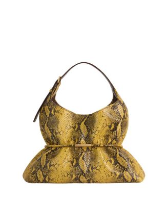 Balmain Sphynx Medium Bag in Python-Effect Leather