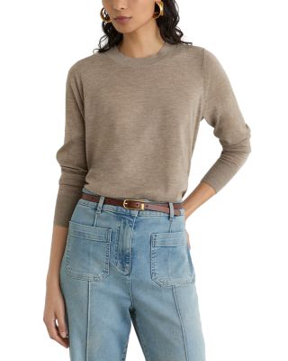 Sadie Merino Wool Crewneck Sweater