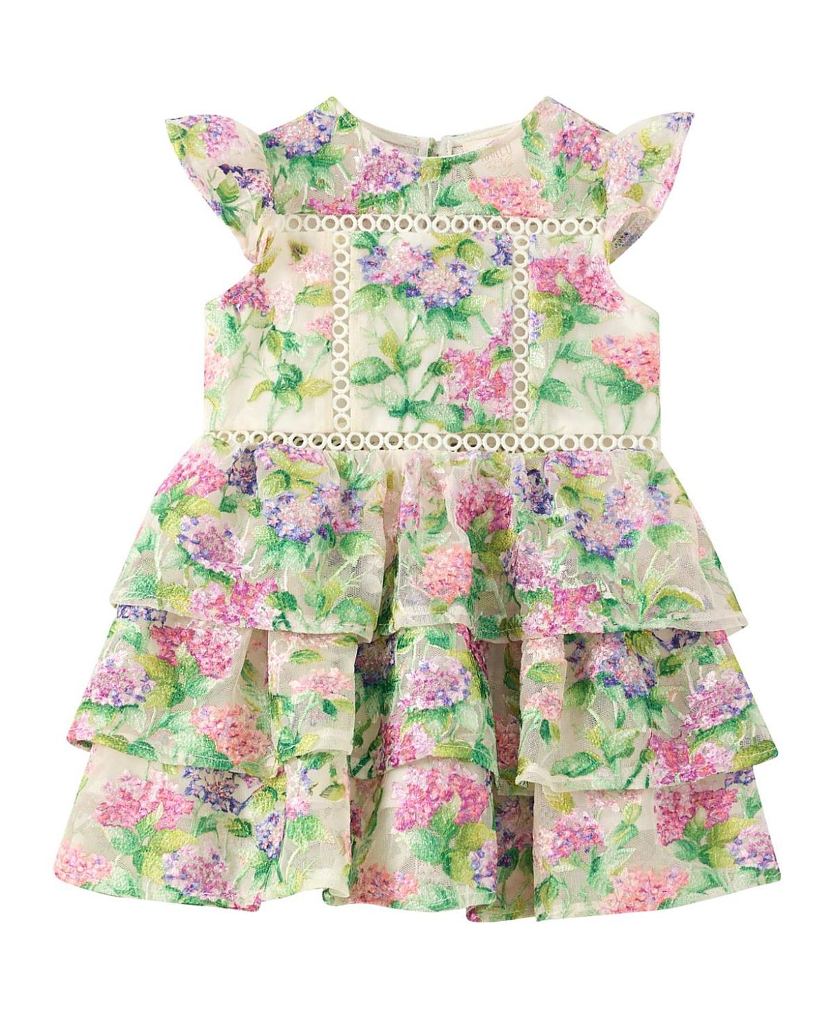 Marlo Kids Girls' Clementine Embroidered Mini Dress - Baby