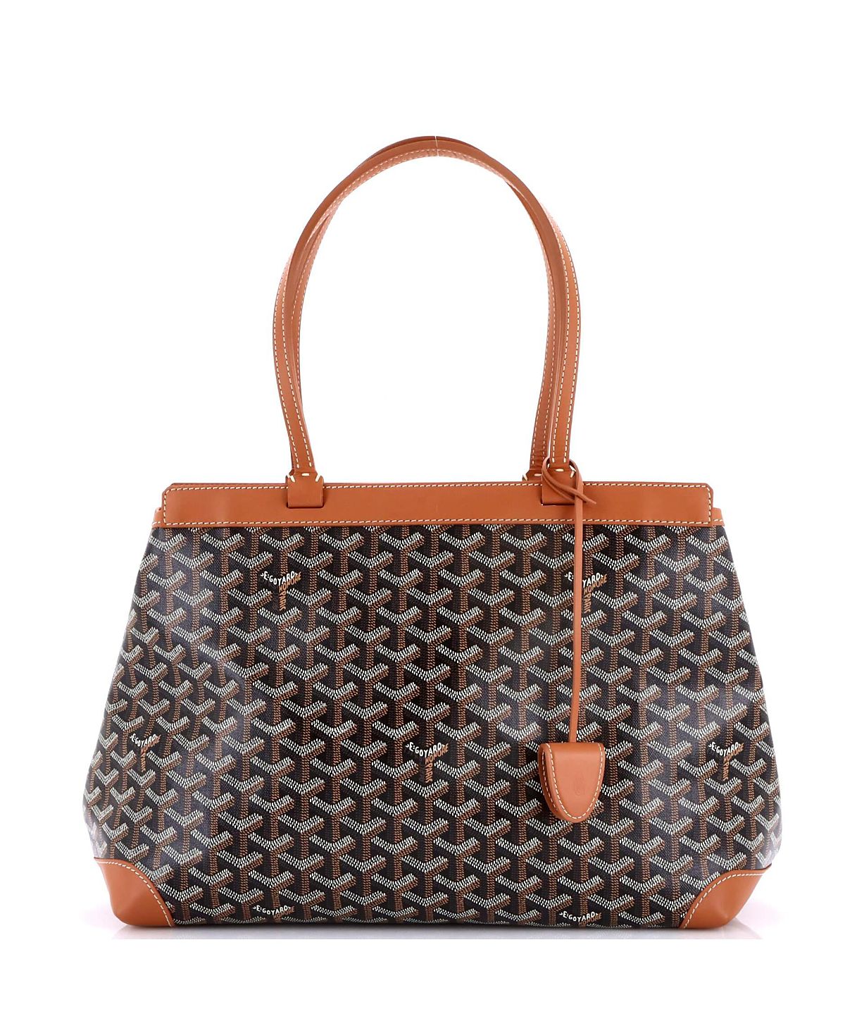 Pre-Owned Goyard Pm Bellechasse Bag Coated Canvas