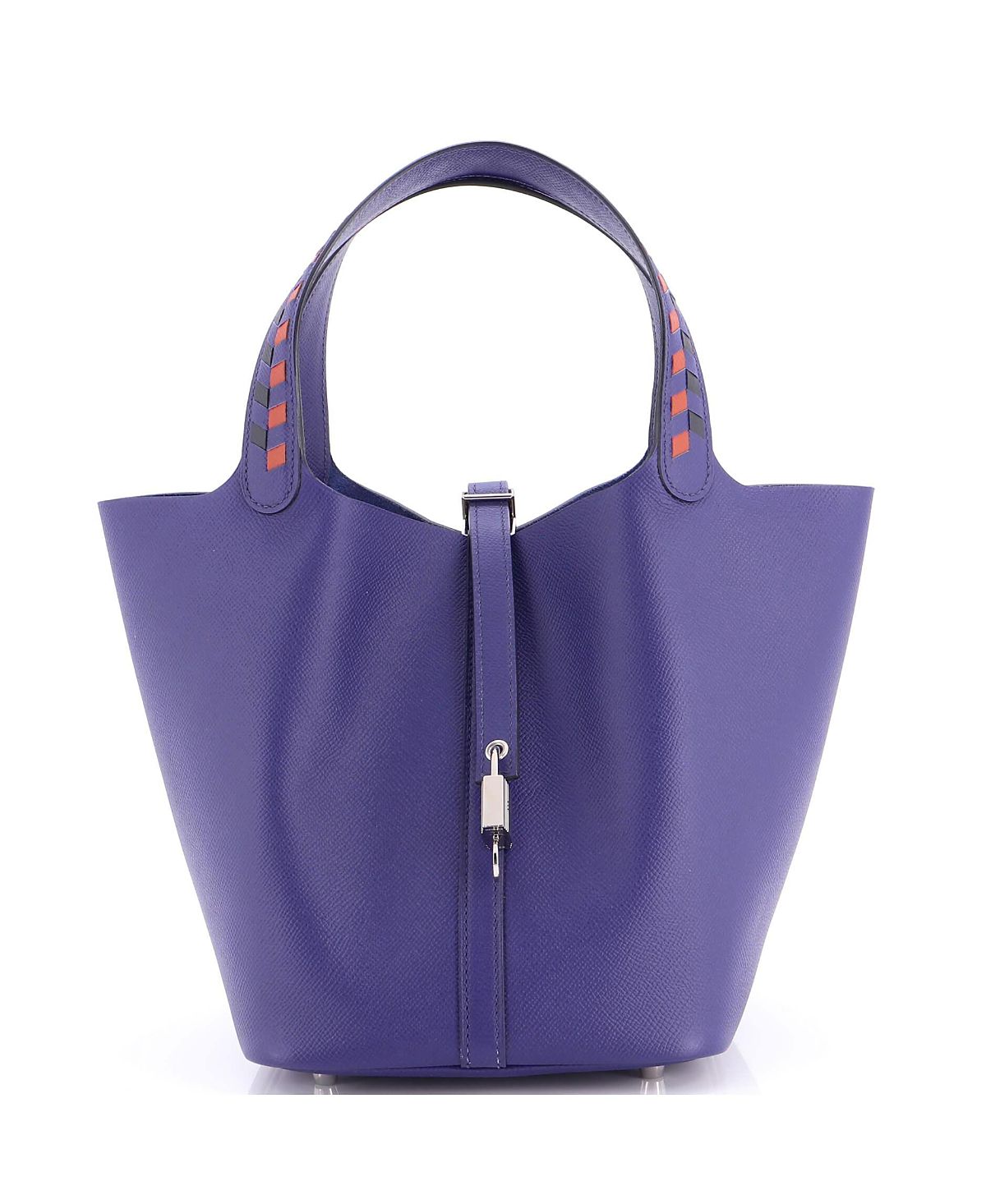 Pre-Owned HERMES Mm Picotin Lock Bag Tressage Epsom