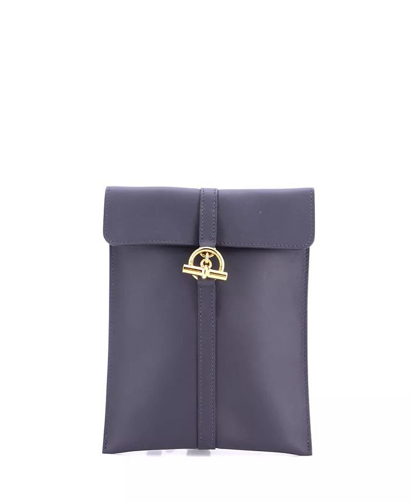 Pre-Owned HERMES Glenan To Go Pouch Swift