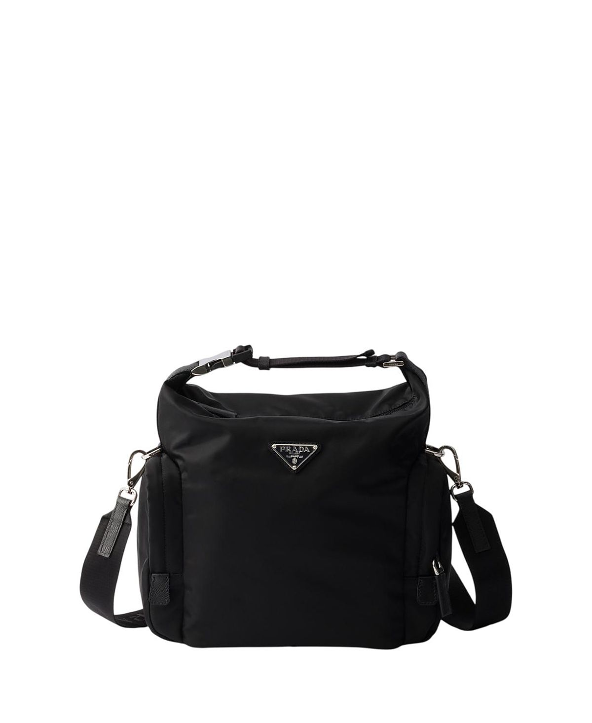 Prada Re-Nylon And Saffiano Leather Shoulder Bag