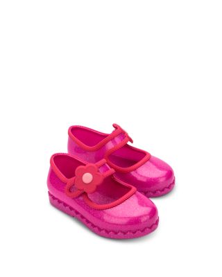 Mini Melissa Girls' Hip Ballerina Mary Jane Flats - Toddler, Big Kid