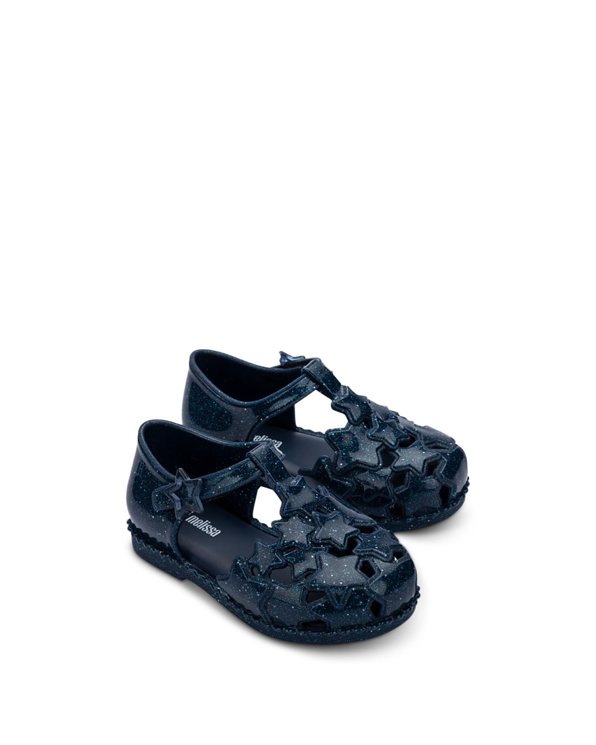 Mini Melissa Girls Starry Baby Jelly Sandals - Toddler, Little Kid