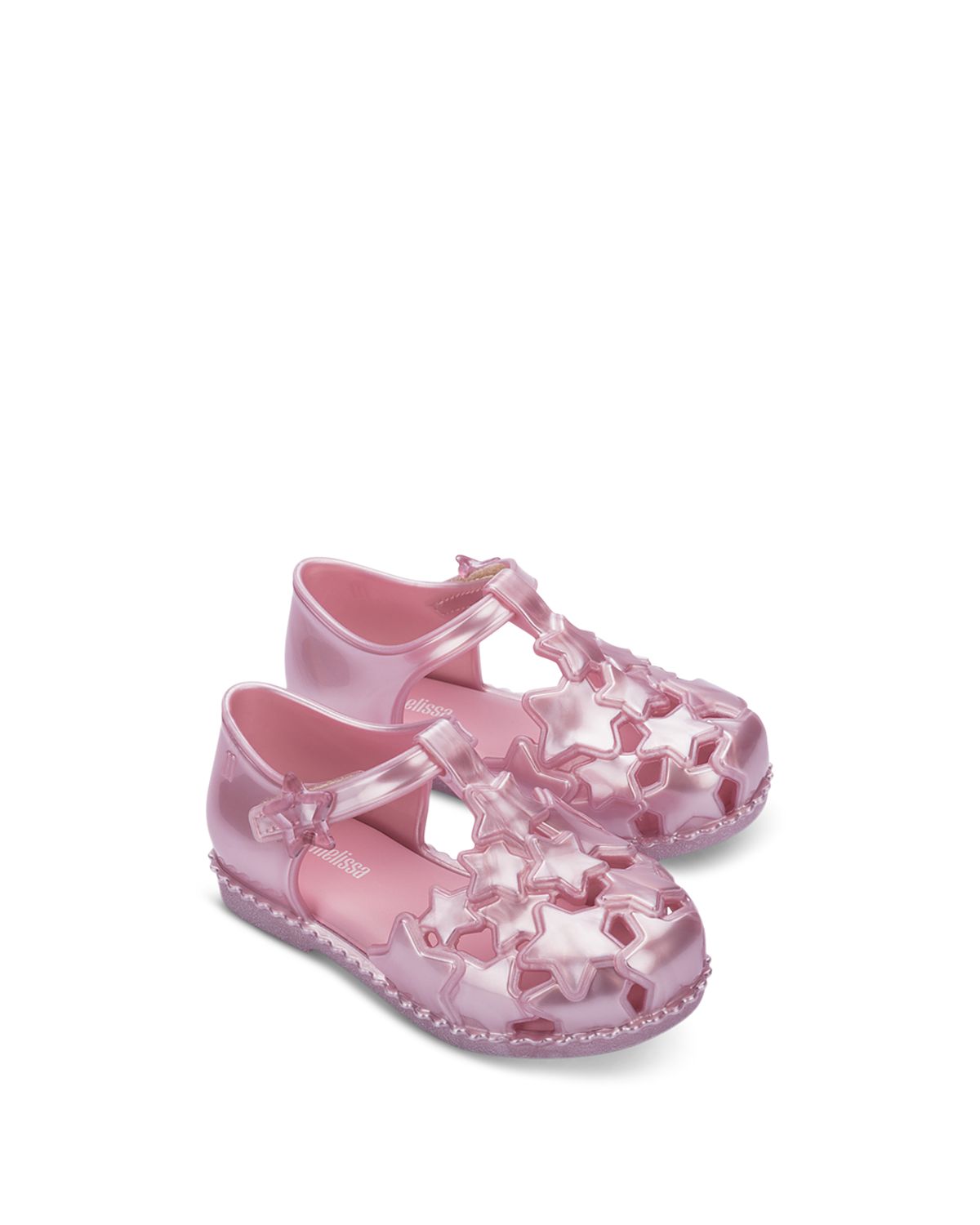 Mini Melissa Girls Starry Baby Jelly Sandals - Toddler, Little Kid