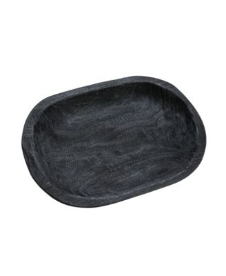  Hand-Carved Paulownia Wood Bowl