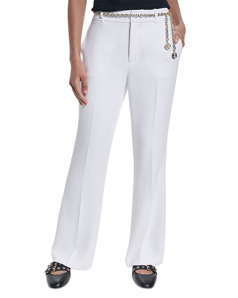 Karl Lagerfeld Paris Chain Belt Trousers