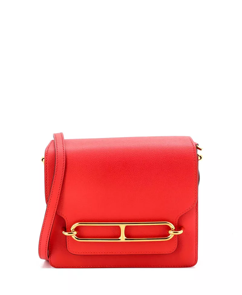 Pre-Owned HERMES 18 Roulis Bag Evercolor