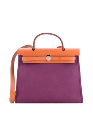 31 Herbag Zip Leather and Toile