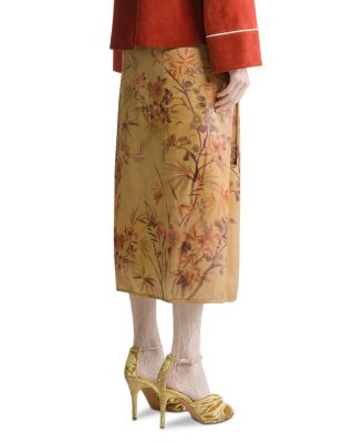 Le Bambou Secret Satin Sarong Skirt - thumbnail 3