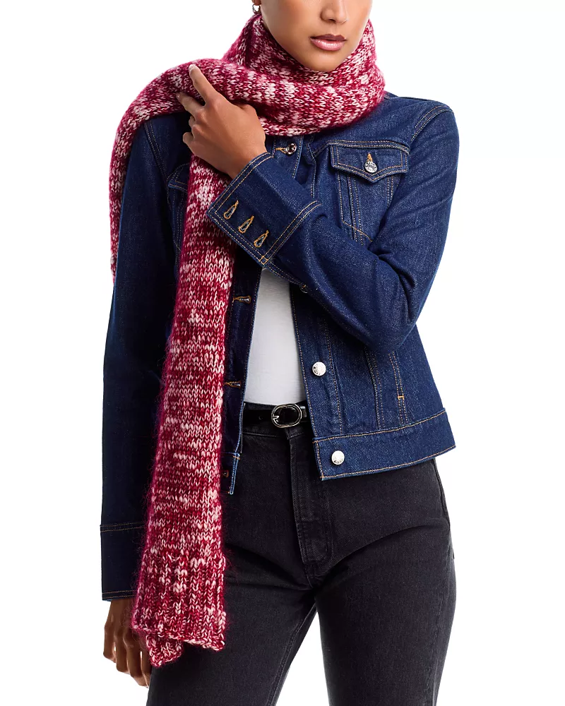 rag & bone Marlee Wool & Mohair Blend Knit Scarf