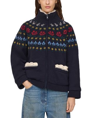 Preston Sherpa Lined Cardigan Jacket