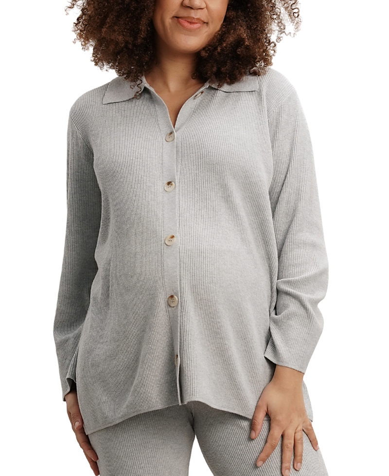 Nom Maternity Thomasine Nursing Sweater Cardigan