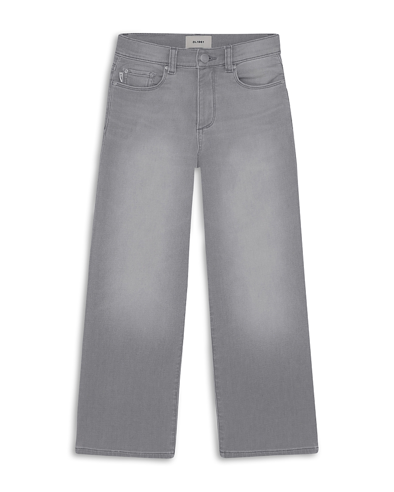 DL1961 Girls' Lily Wide Leg Cropped Ultimate Knit Jeans - Little Kid, Big Kid