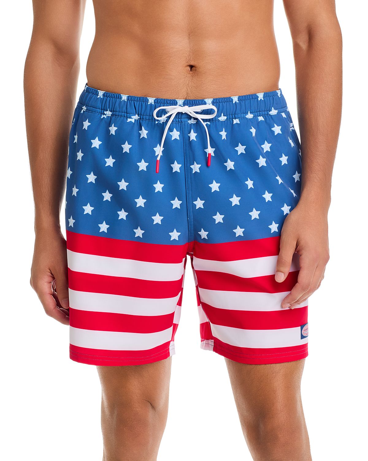 Vineyard Vines Chappy Lobster Print Regular Fit 7 Swim Trunks