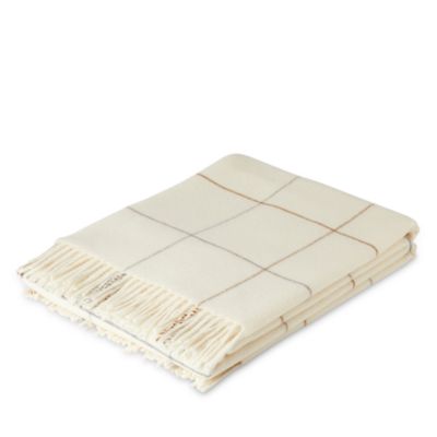 Scozia Wool Plaid Throw Blanket
