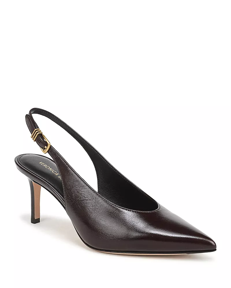 Veronica Beard Women's Luciana Leather Slingbacks