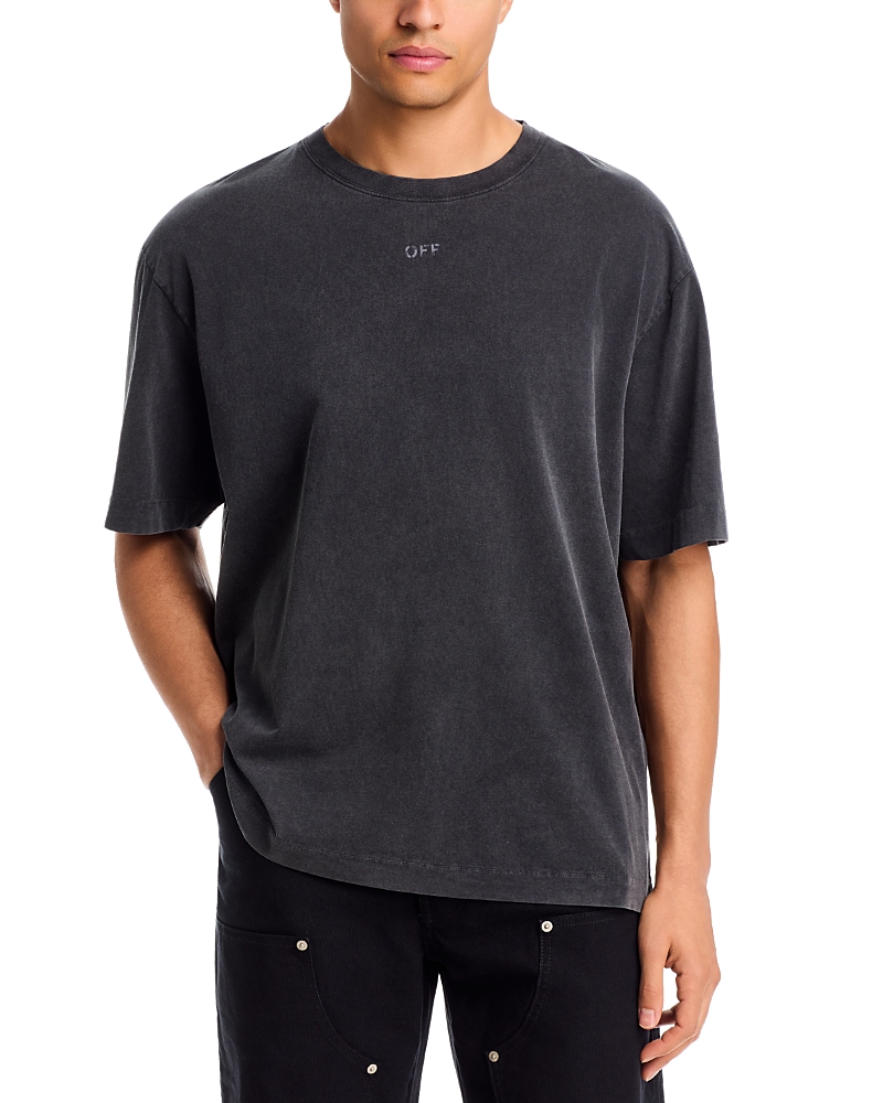 Off-White Swimming Face Skate Graphic Tee