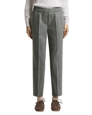 Wool Cashmere Stretch Flannel Pants