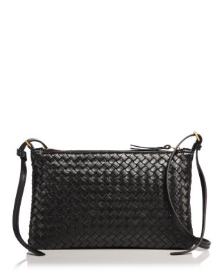 Gemellini Pouch Intrecciato Leather Shoulder Bag