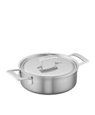  Industry 5 Stainless Steel Deep Saute Pan, 4 QT