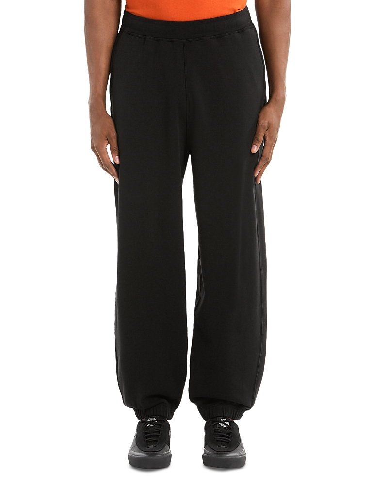 Stone Island Felpa Loose Fit Solid Cotton Sweatpants