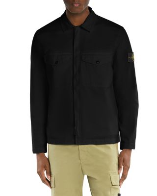 Dual Pocket Zipper Overshirt