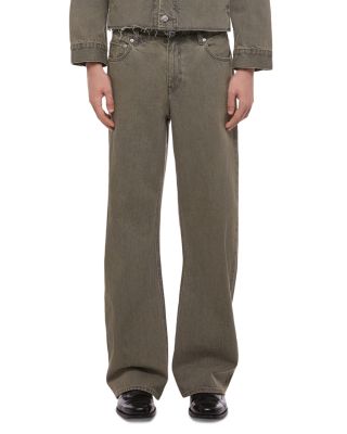 Classic Relaxed Bootcut Fit 32" Jeans in Olive Tint