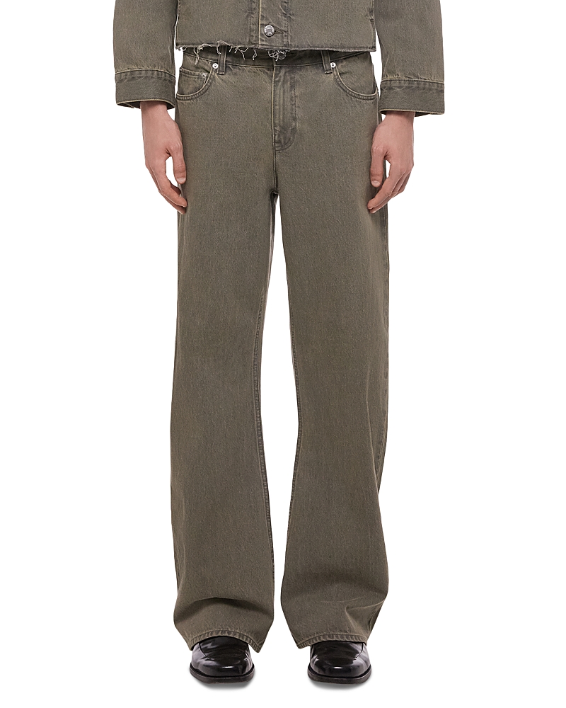 Helmut Lang Classic Relaxed Bootcut Fit 32 Jeans in Olive Tint