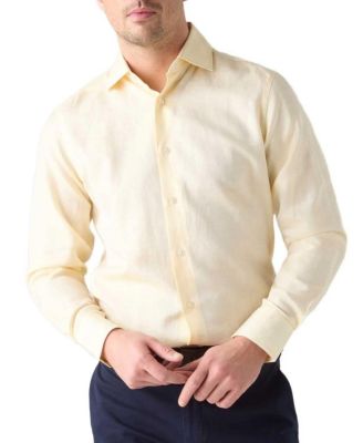Reynolds Cotton Linen Blend Shirt in Contemporary Fit