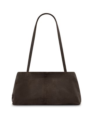 Origami Medium Suede Shoulder Bag