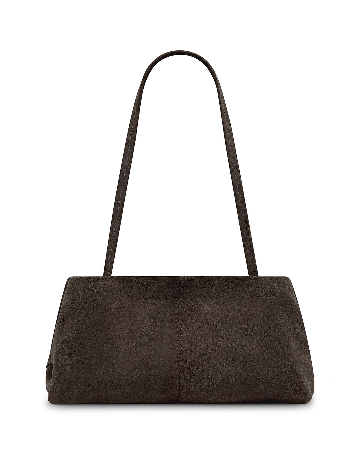 St. Agni Origami Medium Suede Shoulder Bag