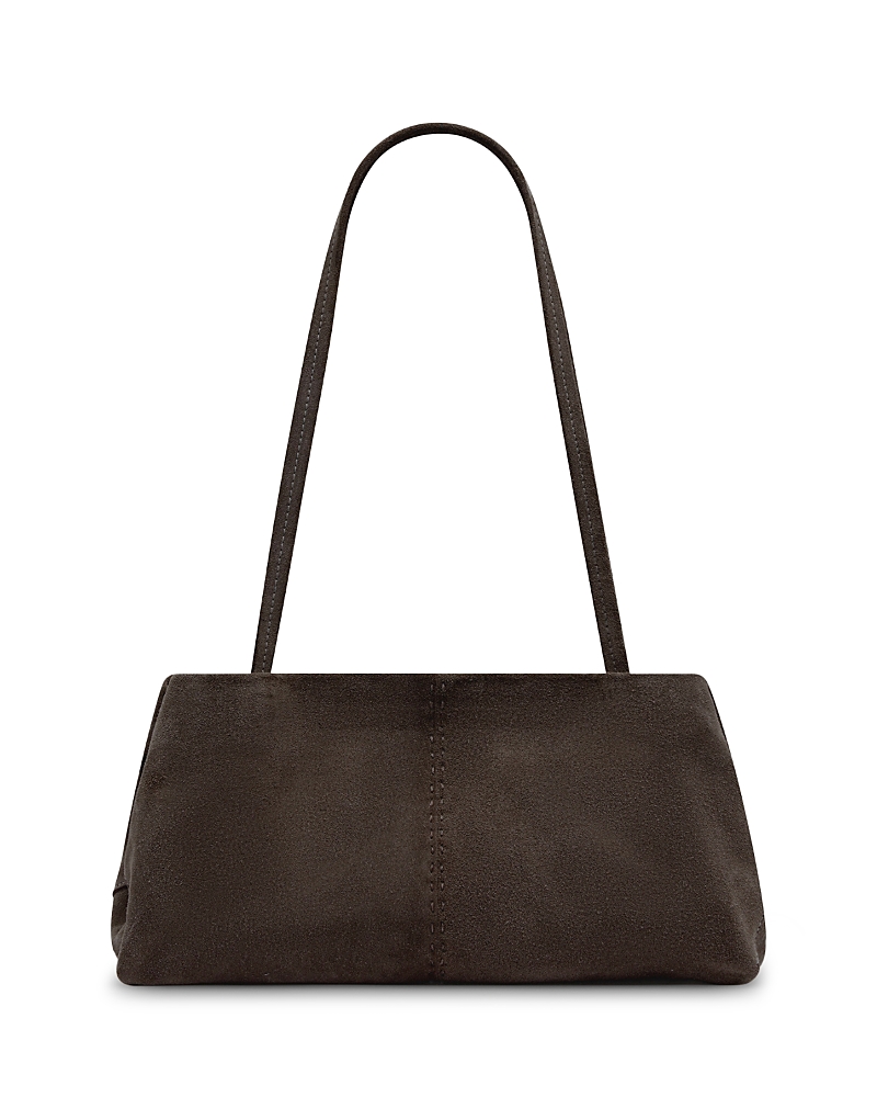 St. Agni Origami Medium Suede Shoulder Bag