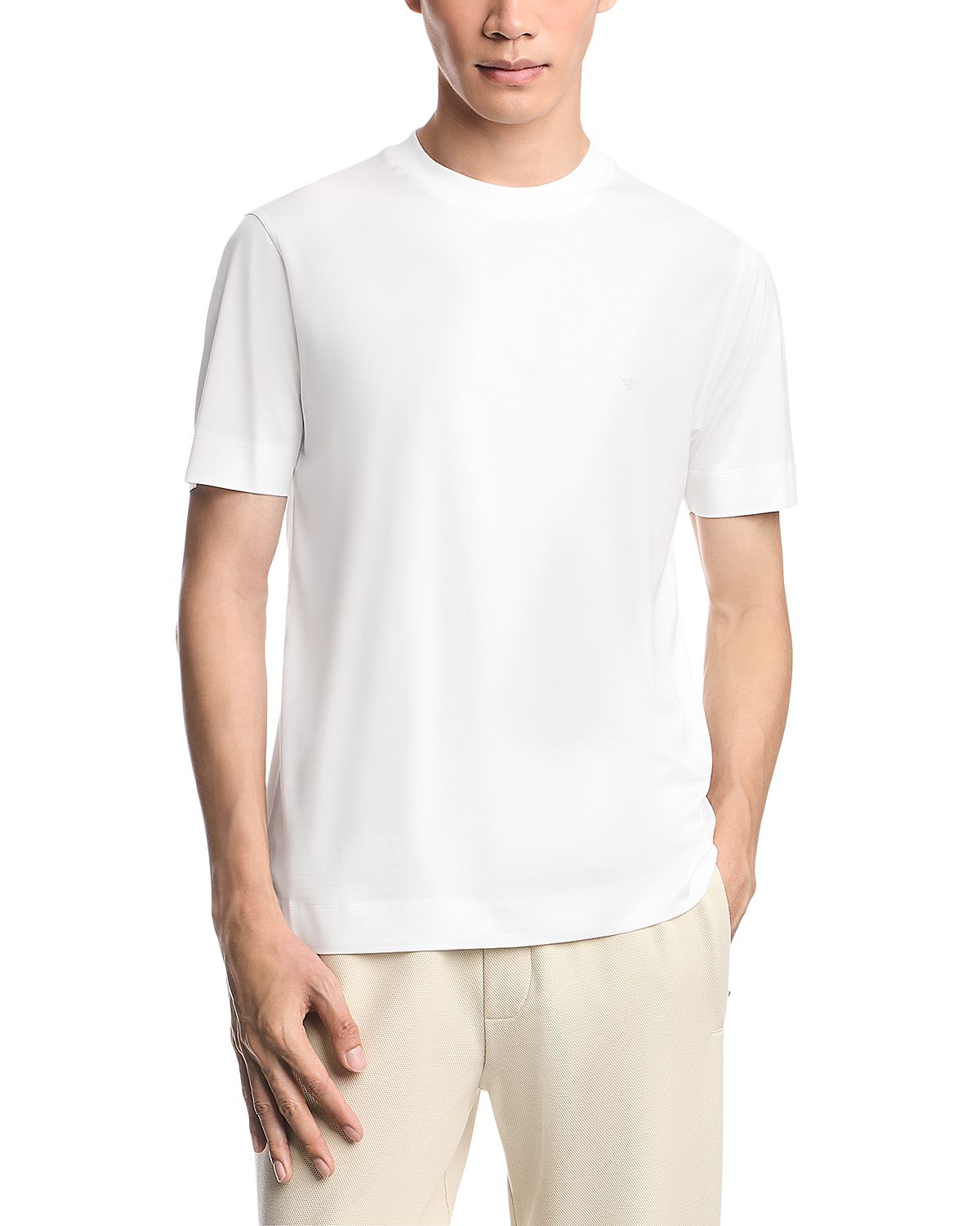 Emporio Armani Snow White Crewneck T-Shirt