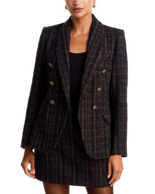 Cutaway Double Breasted Tweed Jacket - Exclusive