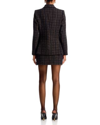 Cutaway Double Breasted Tweed Jacket - Exclusive - thumbnail 7