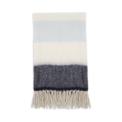 Whistler Faux Mohair Fringed Throw Blanket