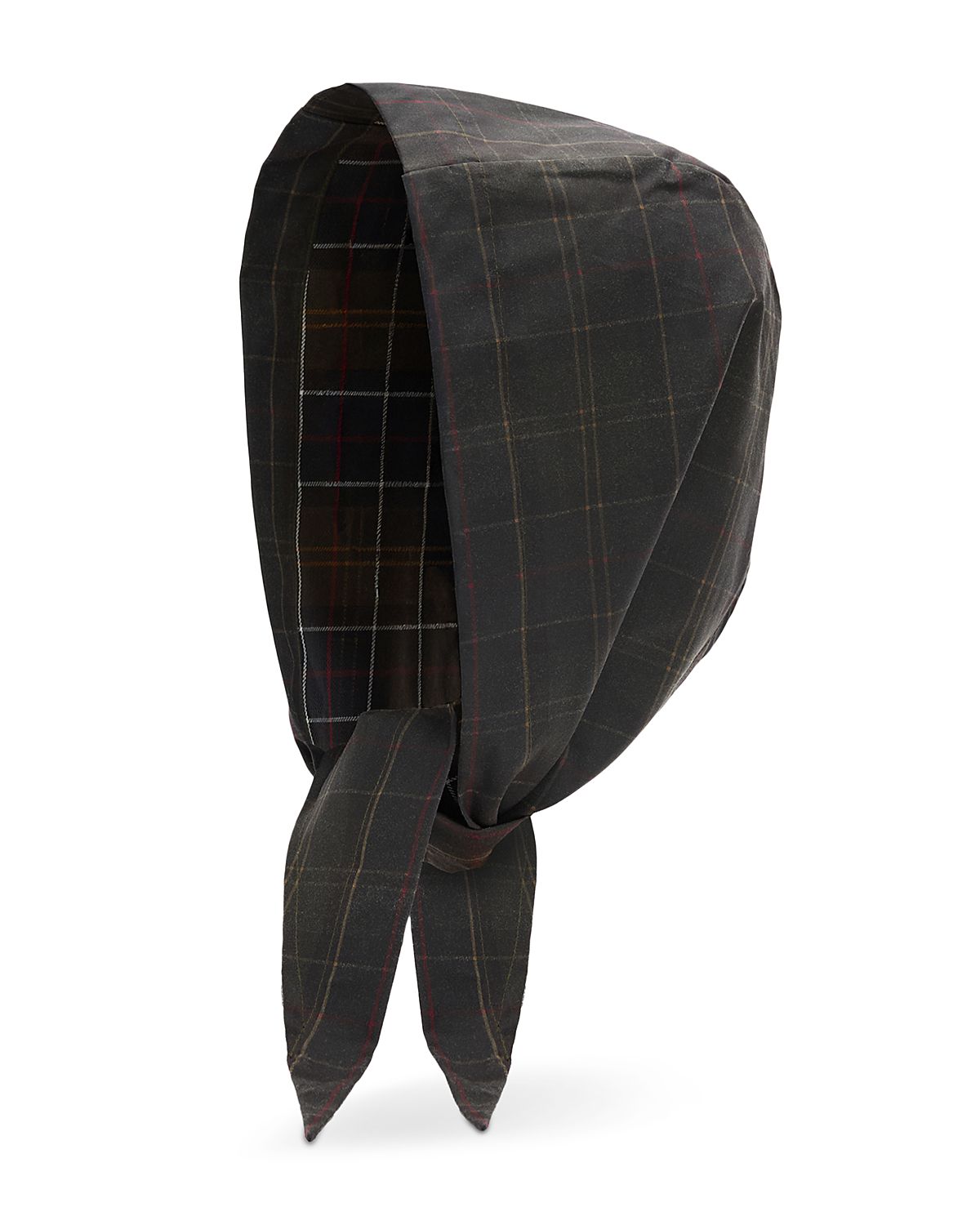 Barbour Arlene Waxed Cotton Tied Headscarf
