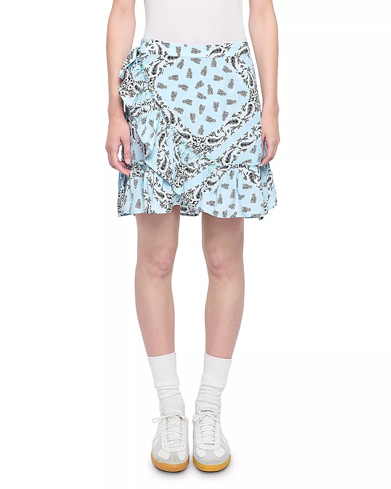 Zadig & Voltaire Jupiter Wrap Mini Skirt