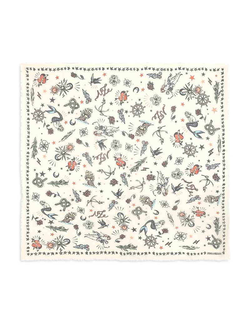 Zadig & Voltaire Kerry Tattoo Scarf