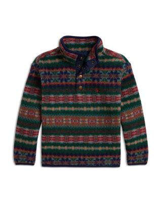 Boys' Fair Isle Inspired Fleece Pullover - Little Kid