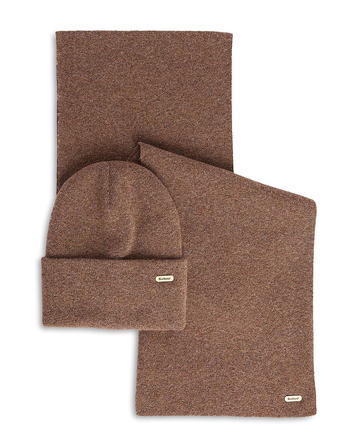 Barbour Winona Knit Scarf & Beanie Gift Set
